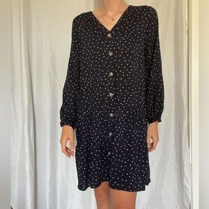 Light weight button up dress
